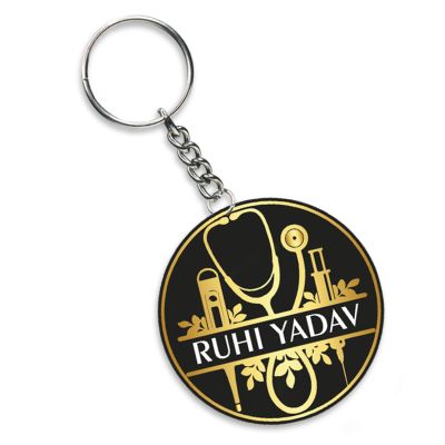Personalized Acrylic Keychain Custom with Name  Ideal for Daily Use Office & Home